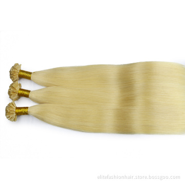 U Tip Hair Wholesale Raw Indian Kinky Curly Itip Keratin Bonds Flat U Remy Human Hair Extensions Micro Links Microlink